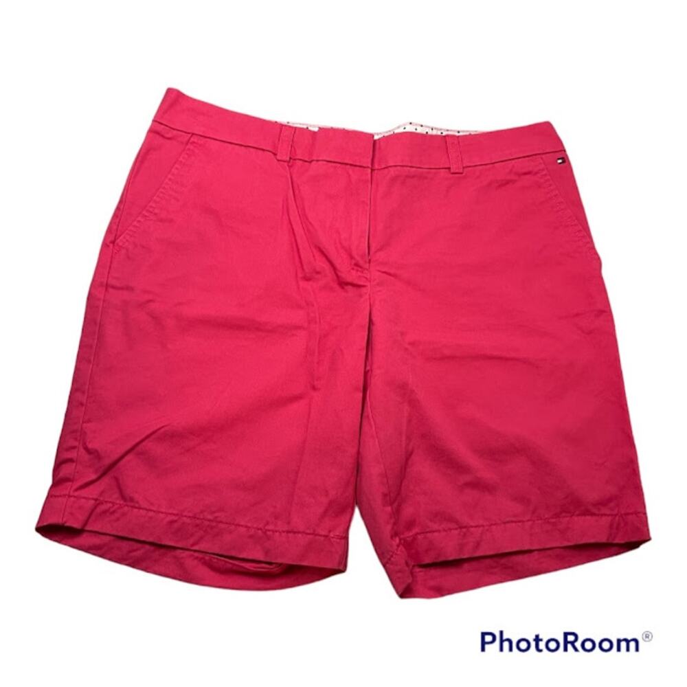 TOMMY HILFIGER Magenta/Fuscia 9" Chino Shorts Ladies Size 8
